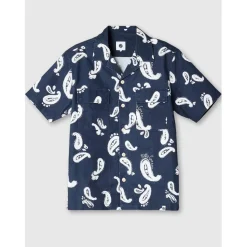 Shirts*Pretty Green Widnes Pais Shirt in Blue