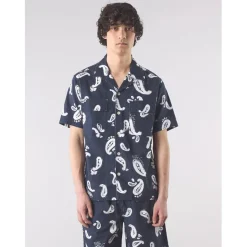 Shirts*Pretty Green Widnes Pais Shirt in Blue