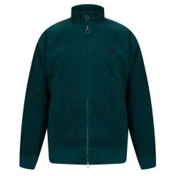 Coats And Jackets*Pretty Green Wonderwall Bomber Mock Neck Jacket in Green