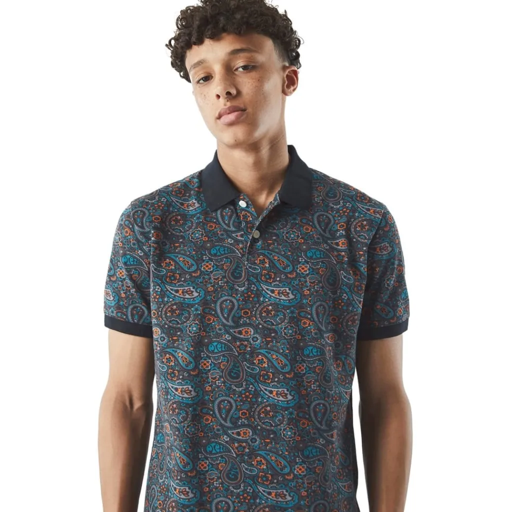 Polo Shirts*Pretty Green Wonderwll Paispol Regular Fit Shirt in Grey