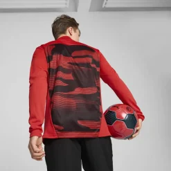 Fitness And Gymwear*Puma Ac Milan Pre Match Drill Top 2024 2025 Adults in Red