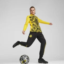 Fitness And Gymwear*Puma Borussia Dortmund Pre Match Drill Top 2024 2025 Adults in Yellow