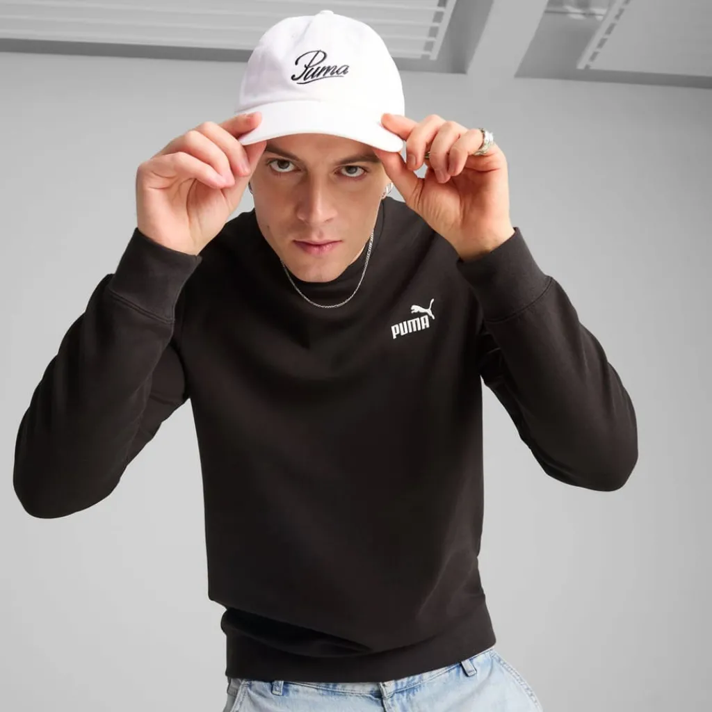 Caps-Hats*Puma Essential Script Logo Dad Cap in White