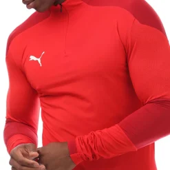 Fitness And Gym Tops*Puma Final Training 1/4 Zip Top in Red