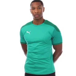 Fitness And Gym Tops*Puma Final Training Jersey in Green