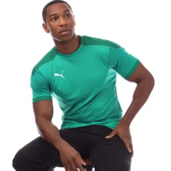 Fitness And Gym Tops*Puma Final Training Jersey in Green