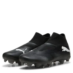 Football Boots*Puma Future 7 Match+ Laceless Firm Ground Football Boots in Black