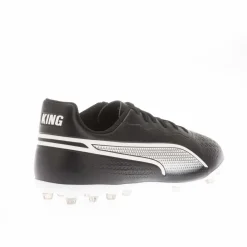 Football Boots*Puma King Match MG Football Boots in Black-White