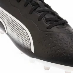 Football Boots*Puma King Match MG Football Boots in Black-White