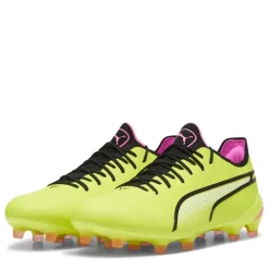 Football Boots*Puma King Ultimate Firm Ground Football Boots in Green