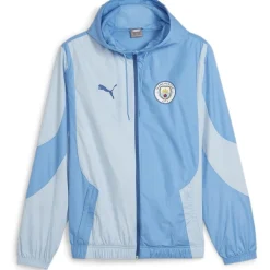 Tracksuits*Puma Manchester City Pre Match Woven Jacket Adults in Blue