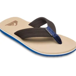 Beach Shoes*Quiksilver Mens Molokai Layback Flip Flops in Brown