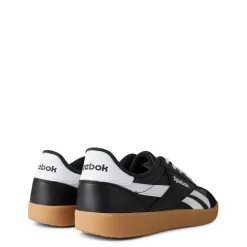Trainers*Reebok Smash Edge Low Top Sneakers Black White Gum in Black