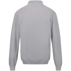 Knitwear*Regatta Keaton Cotton Half-Zip Sweater in Grey