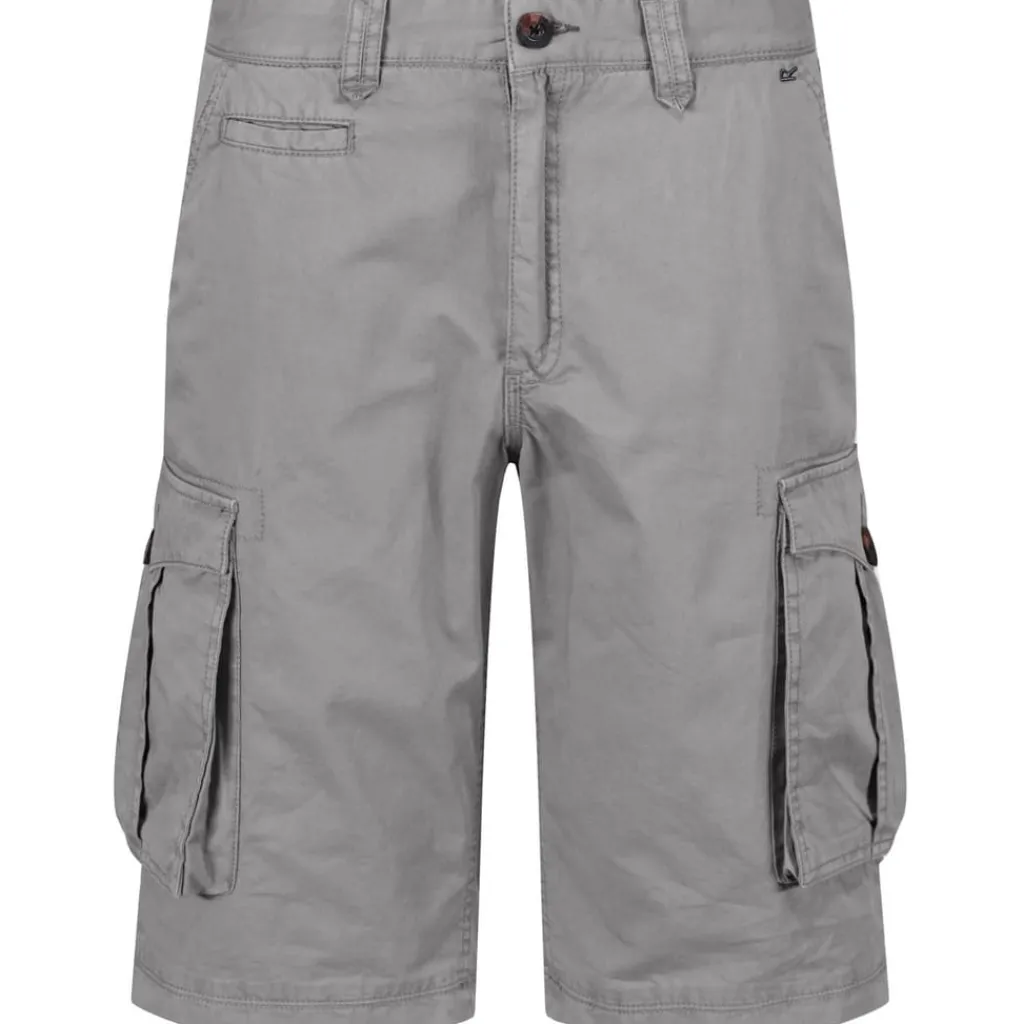 Shorts*Regatta Shorebay Vintage Look Cargo Shorts in Grey