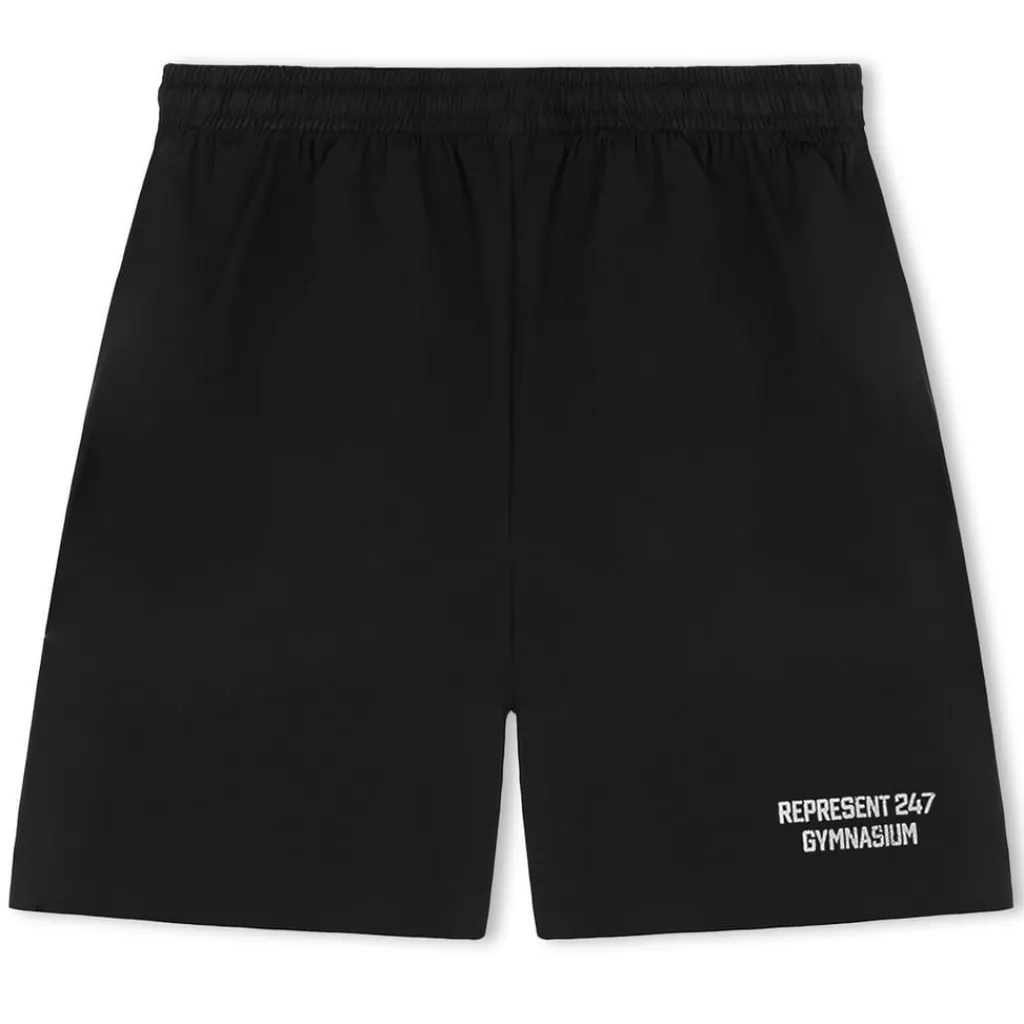 Fitness And Gym Shorts*Represent 247 Gymnasium Performance Shorts in Black