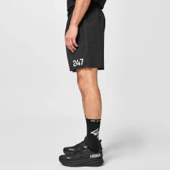 Fitness And Gym Shorts*Represent 247 Mens Fused Shorts in Black