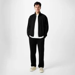 Tracksuits*Represent Initial Knitted Track Jacket in Black