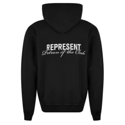 Hoodies*Represent Patron Of The Club Hoodie in Black