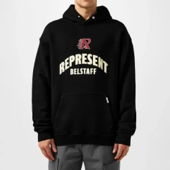 Hoodies*Represent X Belong Sleeve T-Shirtaff Flame Phoenix Hoodie in Black