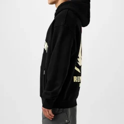 Hoodies*Represent X Belong Sleeve T-Shirtaff Flame Phoenix Hoodie in Black