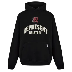 Hoodies*Represent X Belong Sleeve T-Shirtaff Flame Phoenix Hoodie in Black