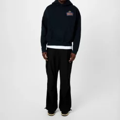 Hoodies*Rhude Grand Cru Hooded Sweatshirt in Black
