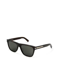 Sunglasses*Saint Laurent Metal Trimmed Sunglasses in Brown