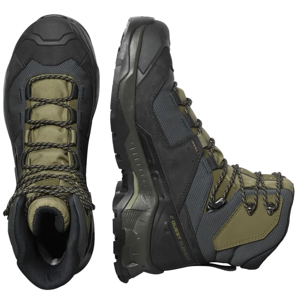 Boots|Outdoor Footwear*Salomon Mens Quest Element GorE-Tex Walking Boot in Black