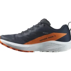 Fitness And Gym Footwear|Running Shoes*Salomon Mens Sense Ride 5 Goretex Trail Running Shoes in Blue