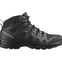 Boots|Outdoor Footwear*Salomon Mens X Braze Mid GorE-Tex Walking Shoe in Black