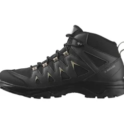 Boots|Outdoor Footwear*Salomon Mens X Braze Mid GorE-Tex Walking Shoe in Black