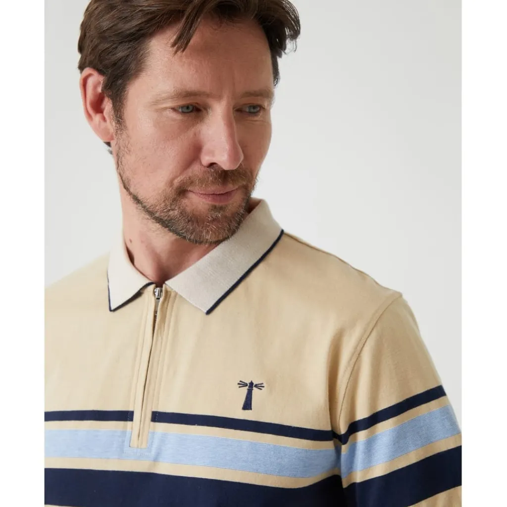 Polo Shirts*Saltwell Polo Zip in Blue