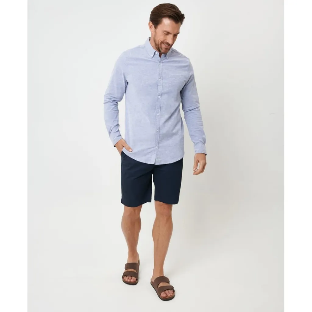 Shirts*Saltwell Shirt Lslv in Blue