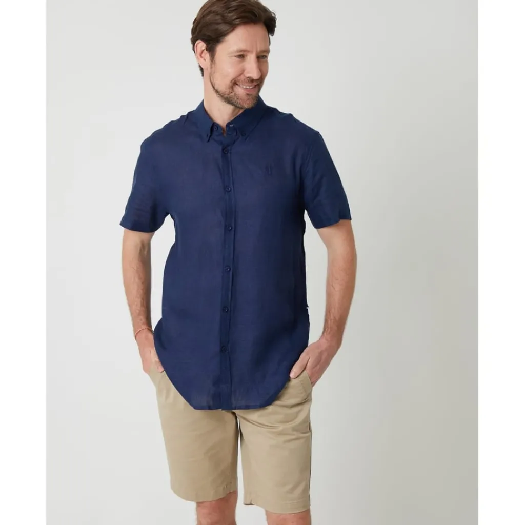 Shirts*Saltwell Shirt Sslv in Blue
