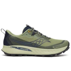 Running Shoes|Fitness And Gym Footwear*Saucony Mens Peregrine 15 Gore Tex Running Shoes in Green