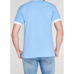 Football And Rugby Clothing*Score Draw Mens Manchester City 1972 Home Shirt in Blue