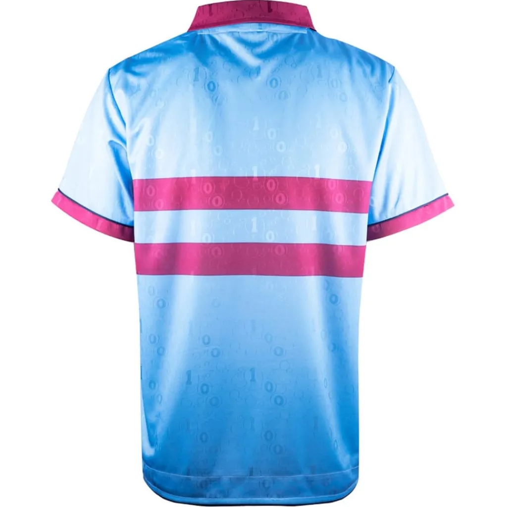 Football And Rugby Clothing*Score Draw West Ham United Away Centenary Shirt 1995 Adults in Blue