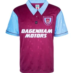 Football And Rugby Clothing*Score Draw West Ham United Home Centenary Shirt 1995 Adults in Red