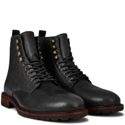Boots*Shoe The Bear York Lace Leather Boots in Black