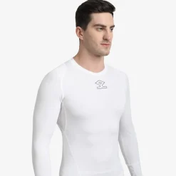 Fitness And Gym Tops*Shrey Intense Baselayer Long Sleeve Top in White