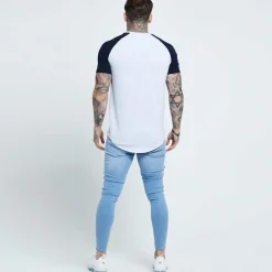 Jeans*SikSilk Distressed Skinny Jeans in Blue