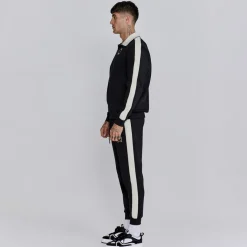 Tracksuits*SikSilk Regular Fit Crest Athletic Top in Black