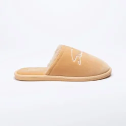 Slippers*SikSilk Slides Mules Flats in White