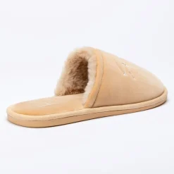 Slippers*SikSilk Slides Mules Flats in White