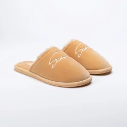 Slippers*SikSilk Slides Mules Flats in White