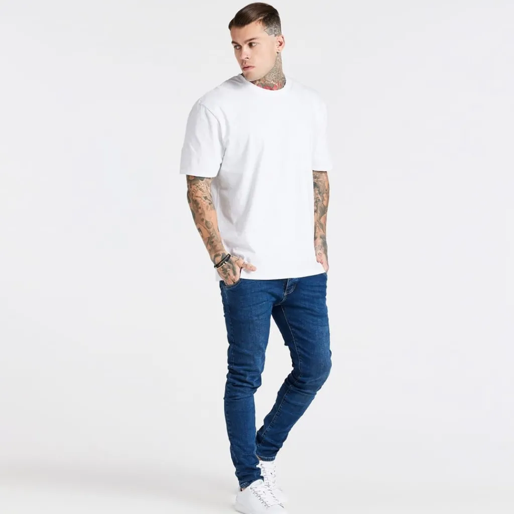 Jeans*SikSilk Slim Fit Jean in Blue