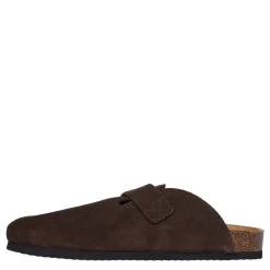 Beach Shoes*Skechers Back Clog Sandal W Side Buckl in Brown