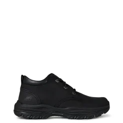 Boots*Skechers Chukka Boot Round Toe Shoes in Black