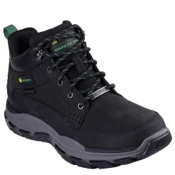 Boots*Skechers John Deere Mid Top Steel Toe Rain Boots in Black